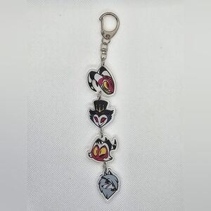 Hazbin Hotel Chain Keychain! Blitz Stolas Moxie Loona‎ - New